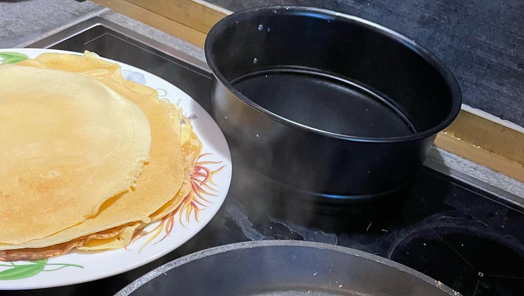 Crepes in piatto